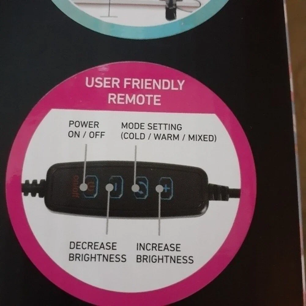 ring light podcast selfie stick photive ring lighting makeup fixture cell phone